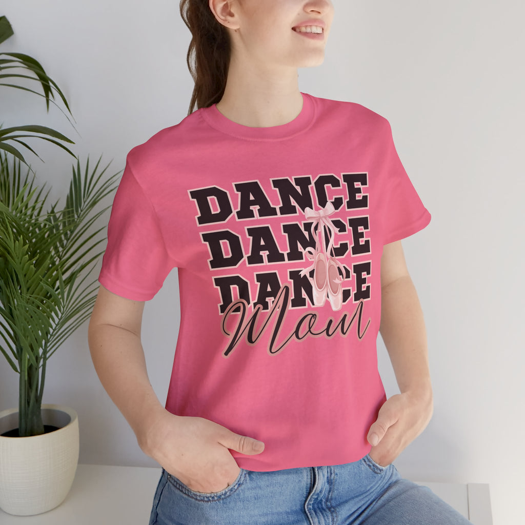 Dance Mom T‑Shirt — Pink Ballet Silhouette Tee