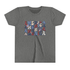 Retro 'America' Patriotic Graphic Youth T-Shirt