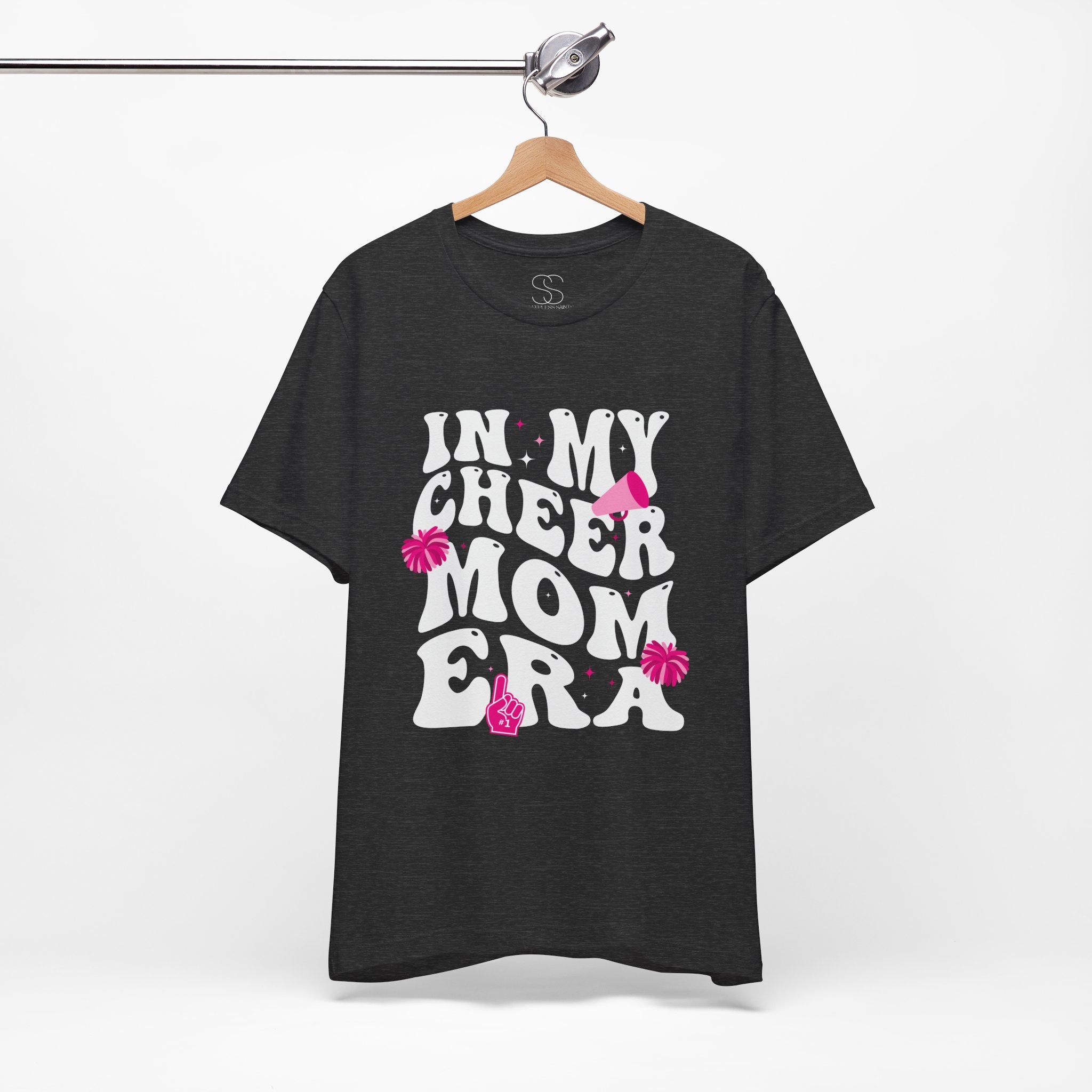 Cheer Mom Era T-Shirt – "In My Cheer Mom Era" Pom-Pom Tee