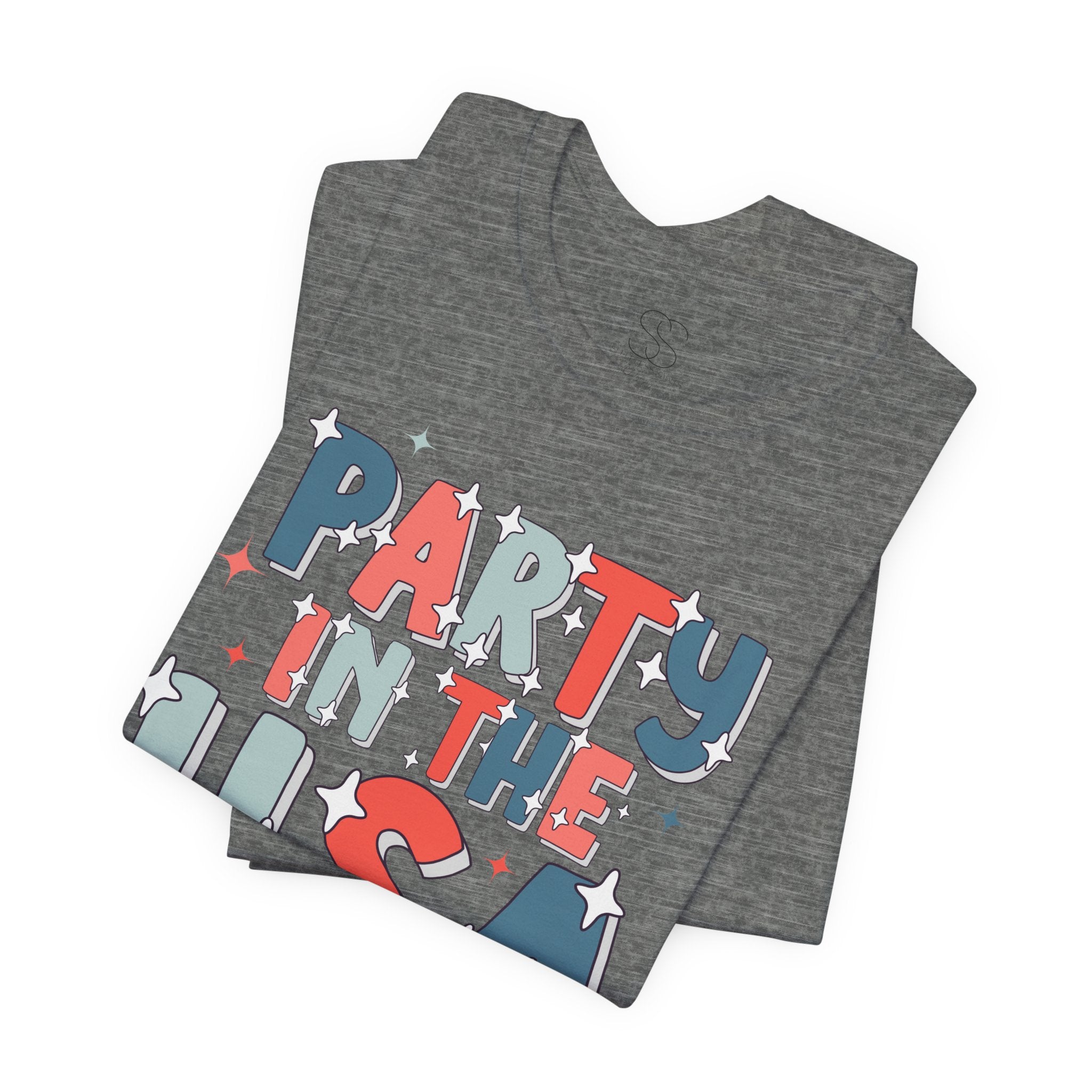 Party in the USA T-Shirt - Patriotic Fourth of July Graphic Tee