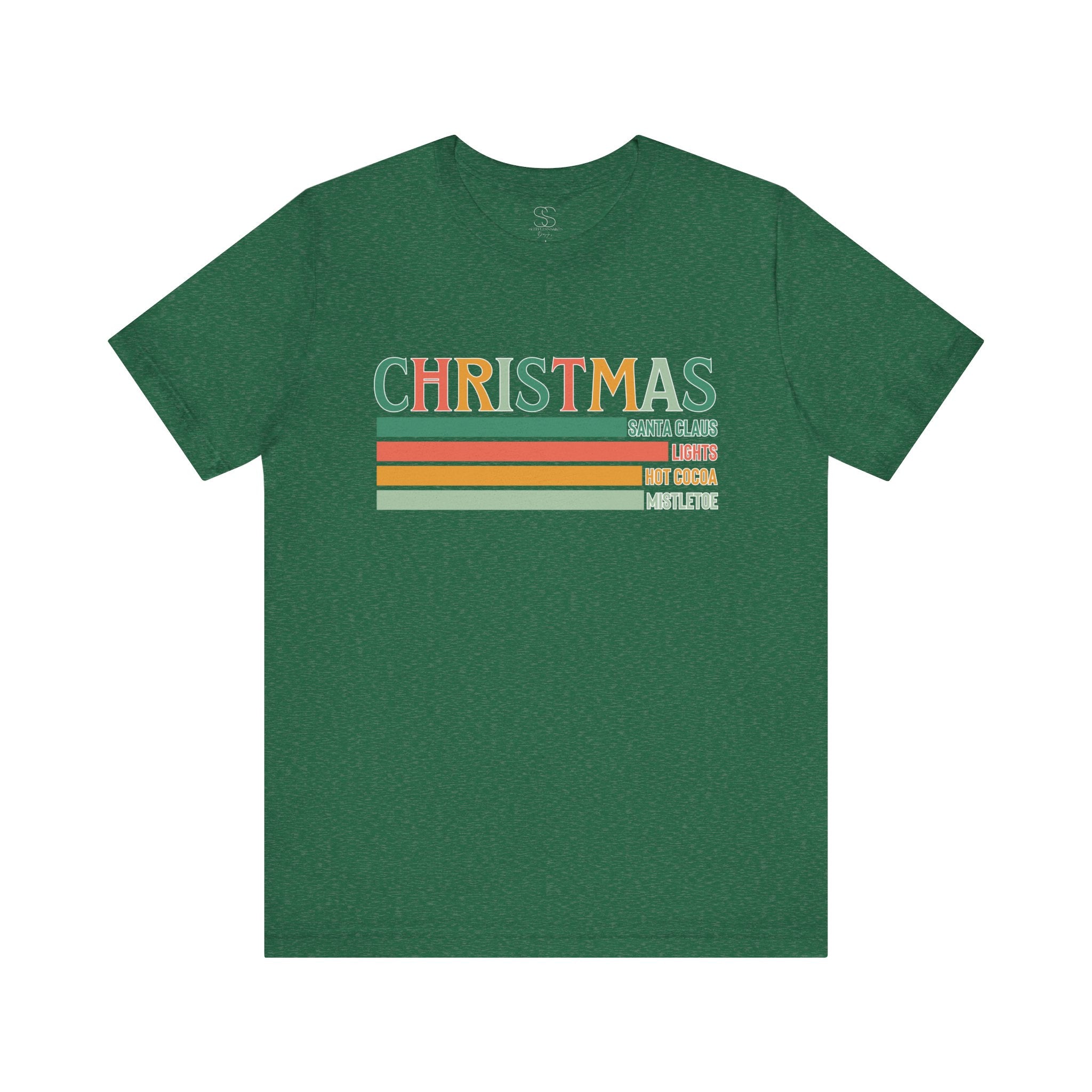 Christmas Words Unisex Jersey Tee