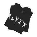 Cheer Poses T-Shirt — Cheerleading Silhouette Tee