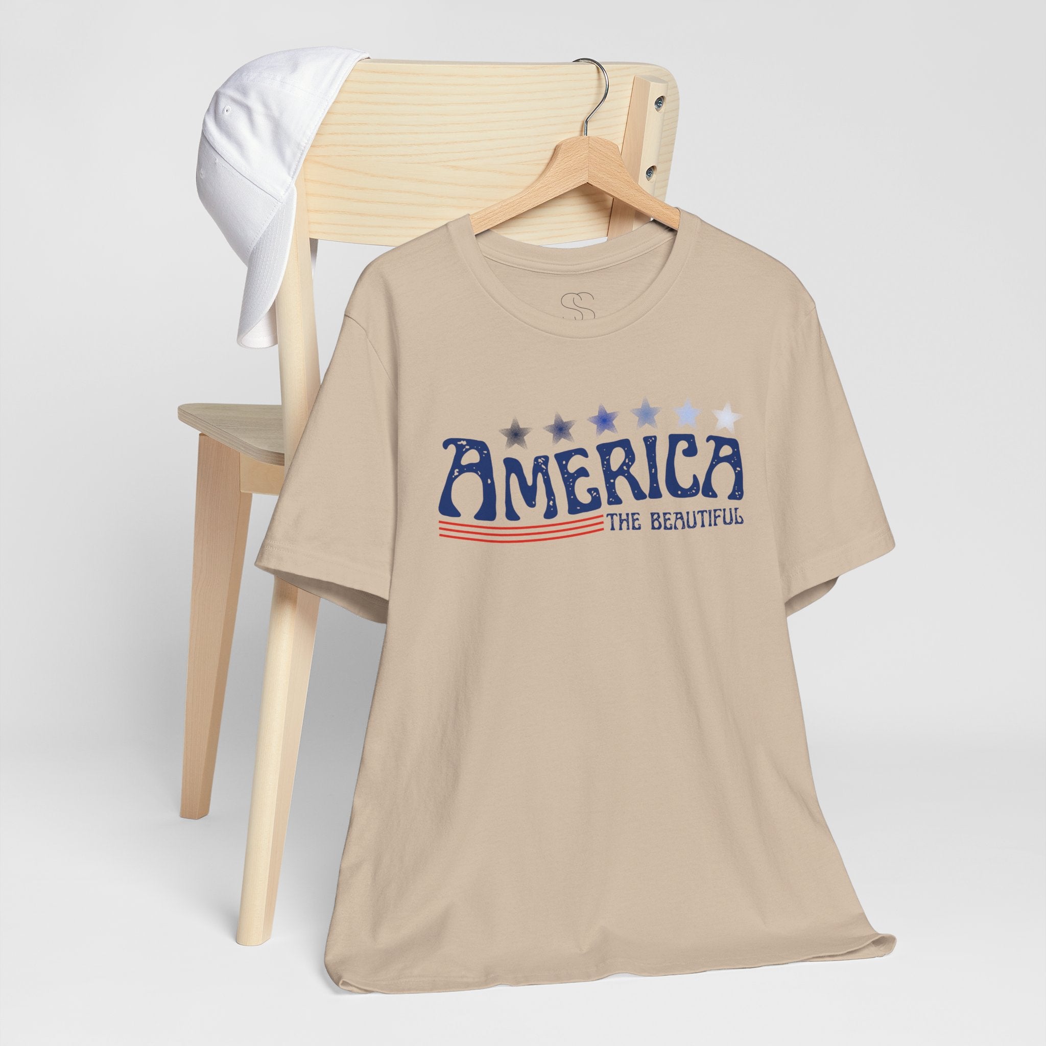 America The Beautiful T-Shirt - Patriotic 4th of July Tee