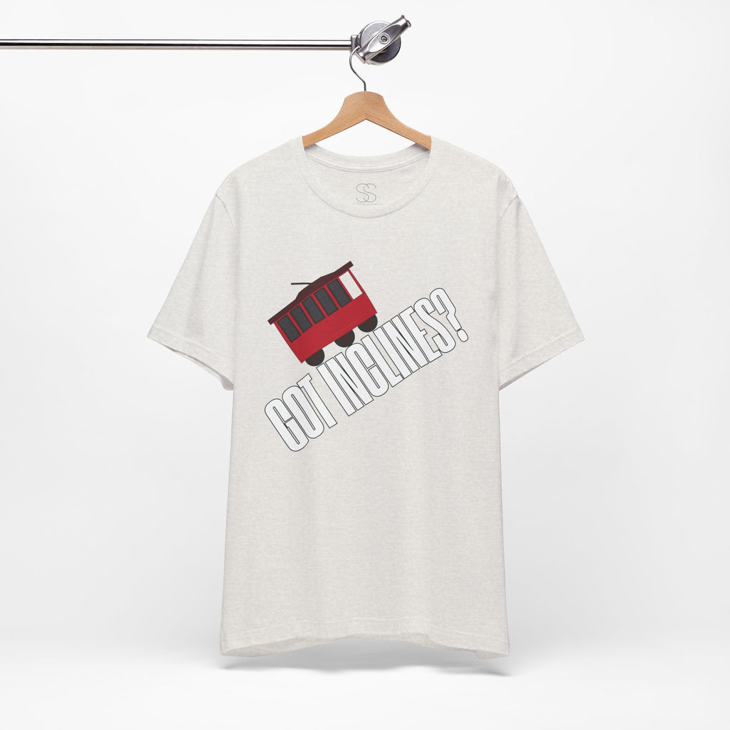 Cable Car 'Got Inclines?' Graphic Tee — Pittsburgh Steel Streetcar Shirt