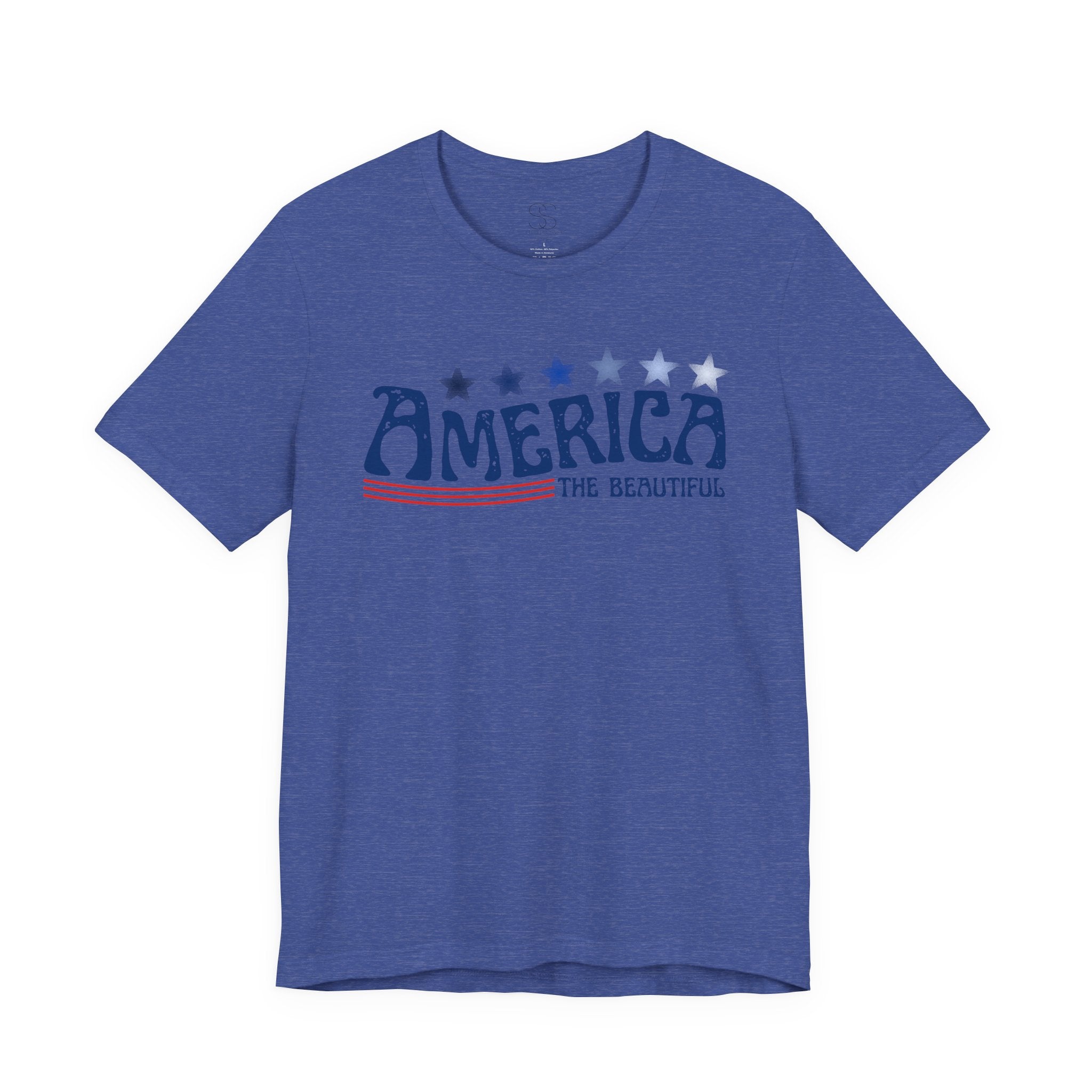 America The Beautiful T-Shirt - Patriotic 4th of July Tee