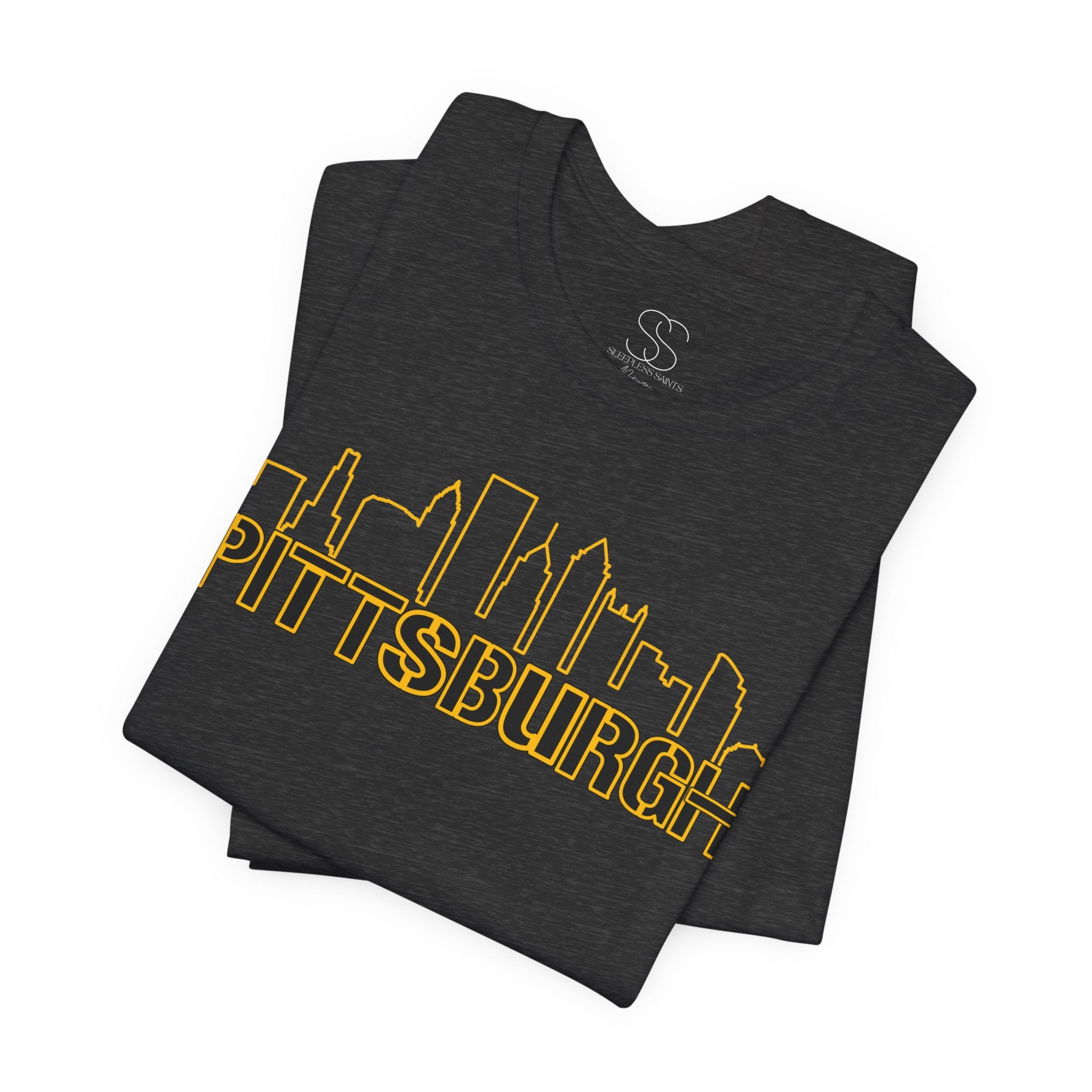 Pittsburgh Skyline T-Shirt — Gold City Outline Tee