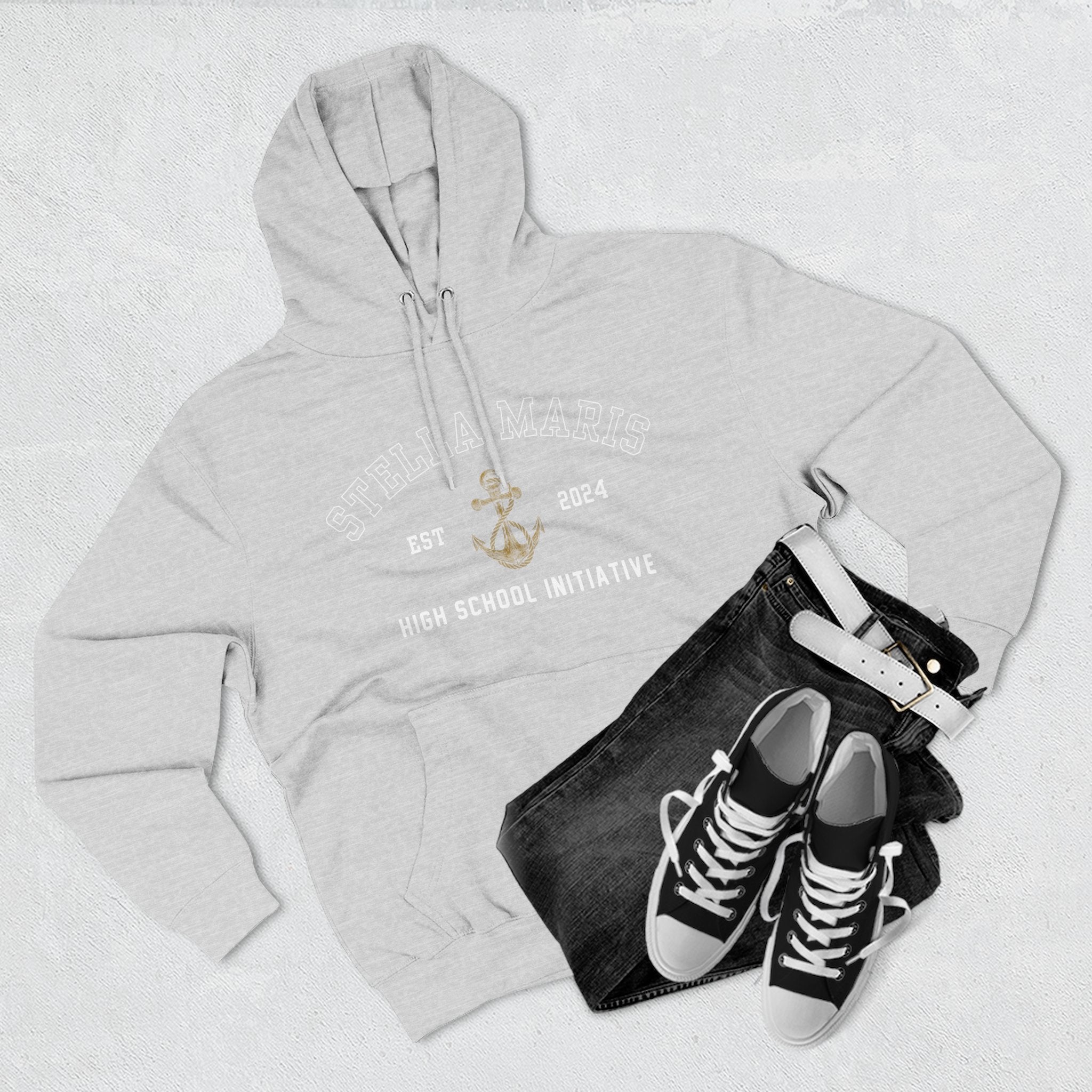 Stella Maris Anchor Crest Hoodie