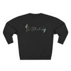 Motherhood Script Sweatshirt — Floral Eucalyptus Mom Crewneck