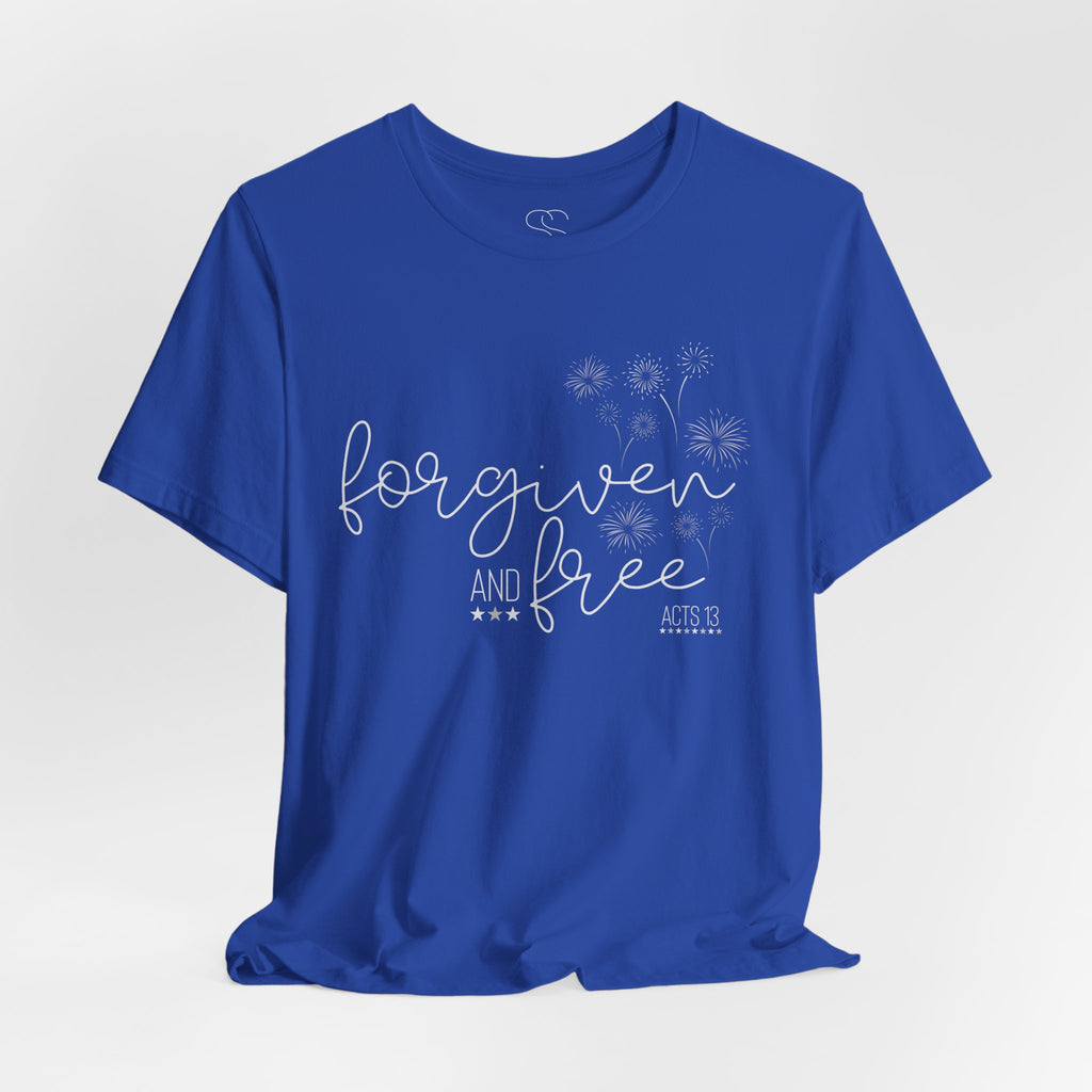 Forgiven and Free T-Shirt - Christian Faith Tee (Acts 13)