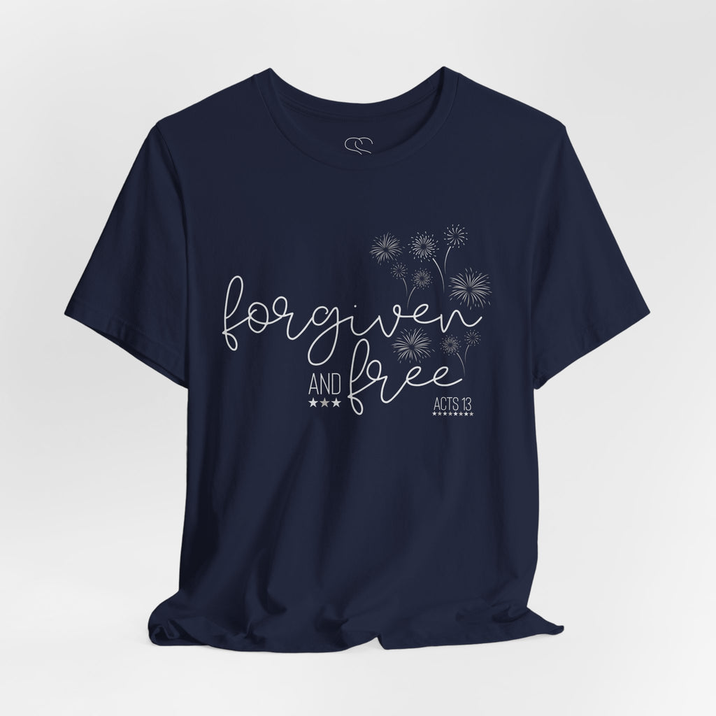 Forgiven and Free T-Shirt - Christian Faith Tee (Acts 13)