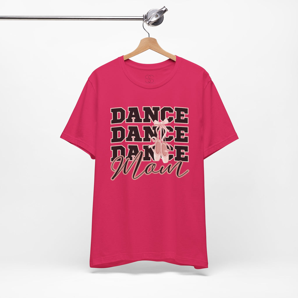 Dance Mom T‑Shirt — Pink Ballet Silhouette Tee