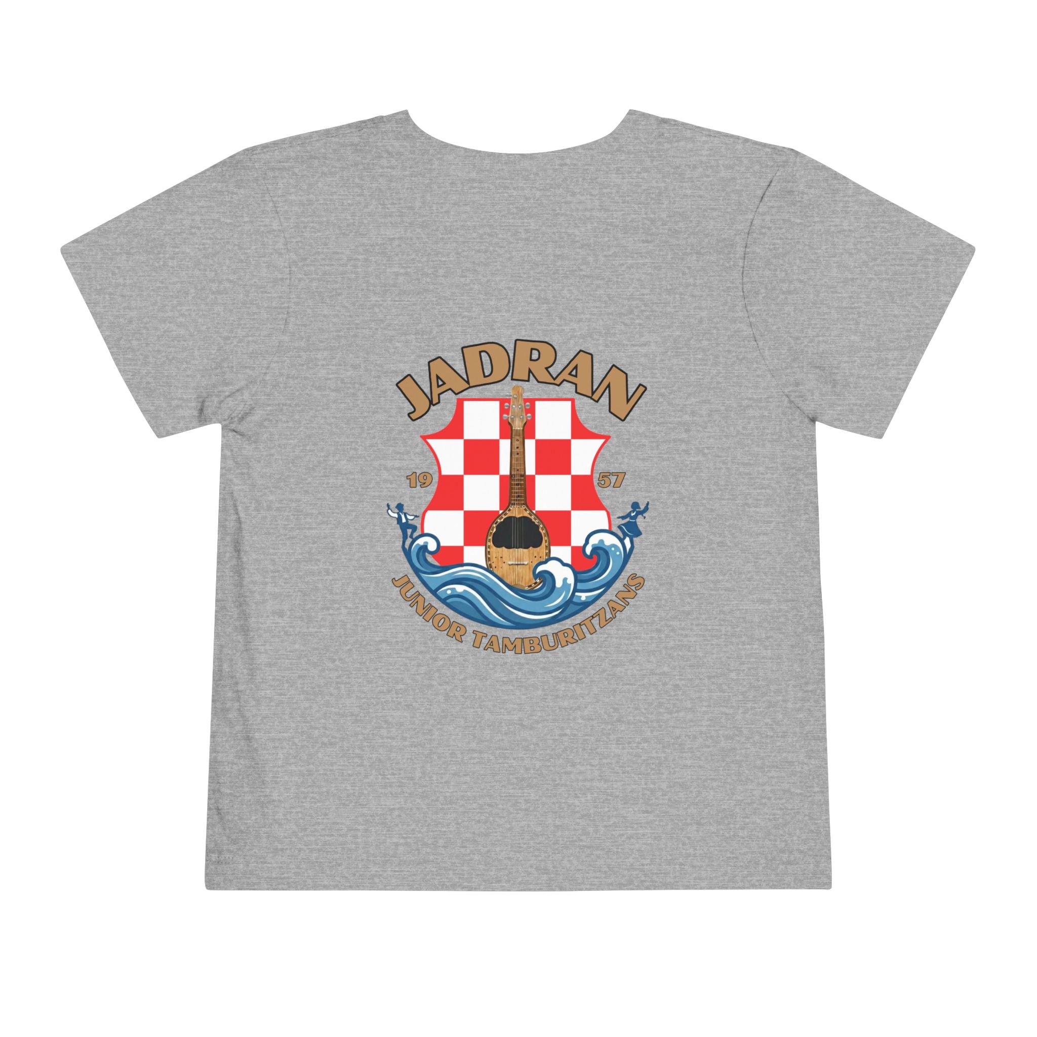 Jadran Junior Tamburitzans Toddler Tee - Tan Lettering
