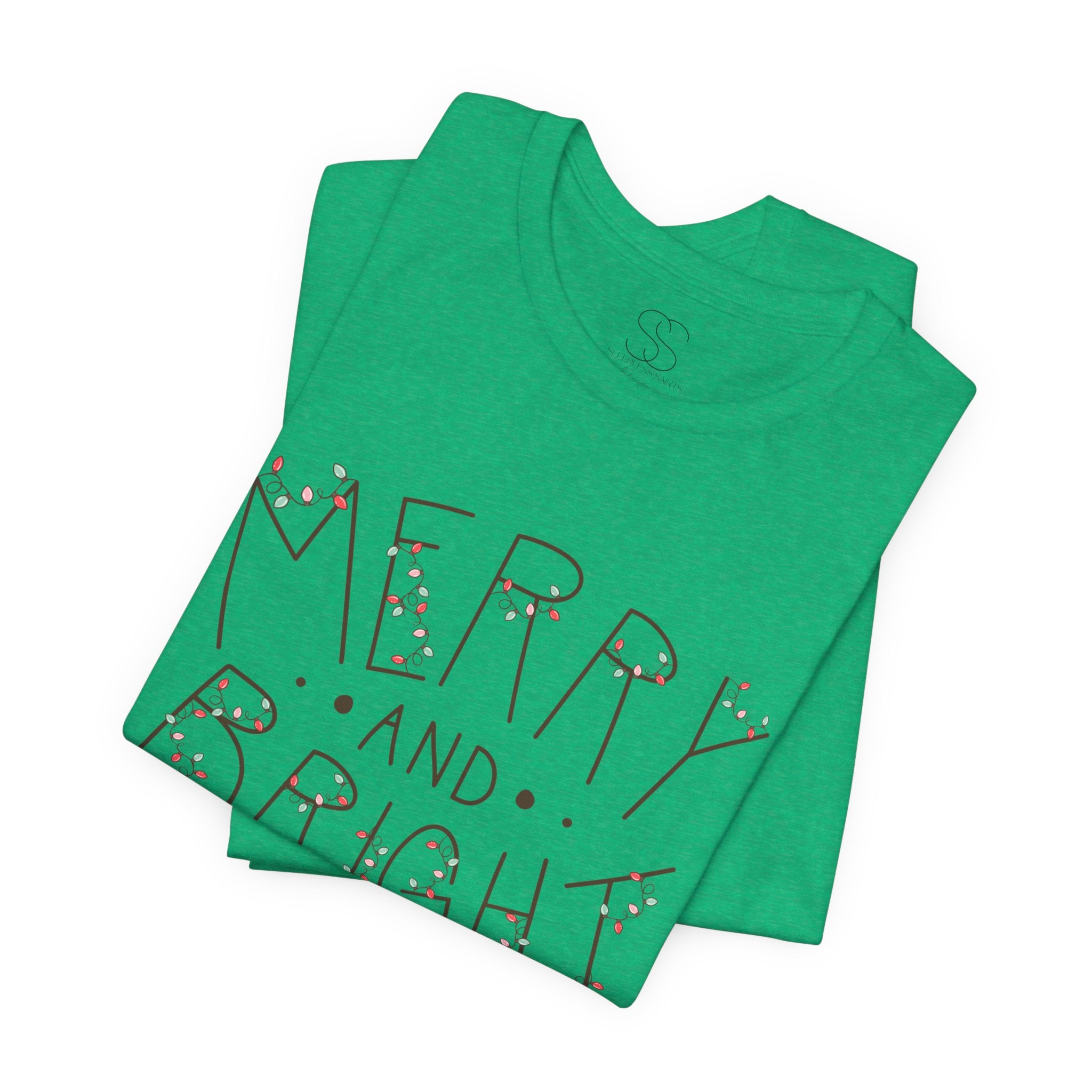 Merry and Bright Christmas Tee