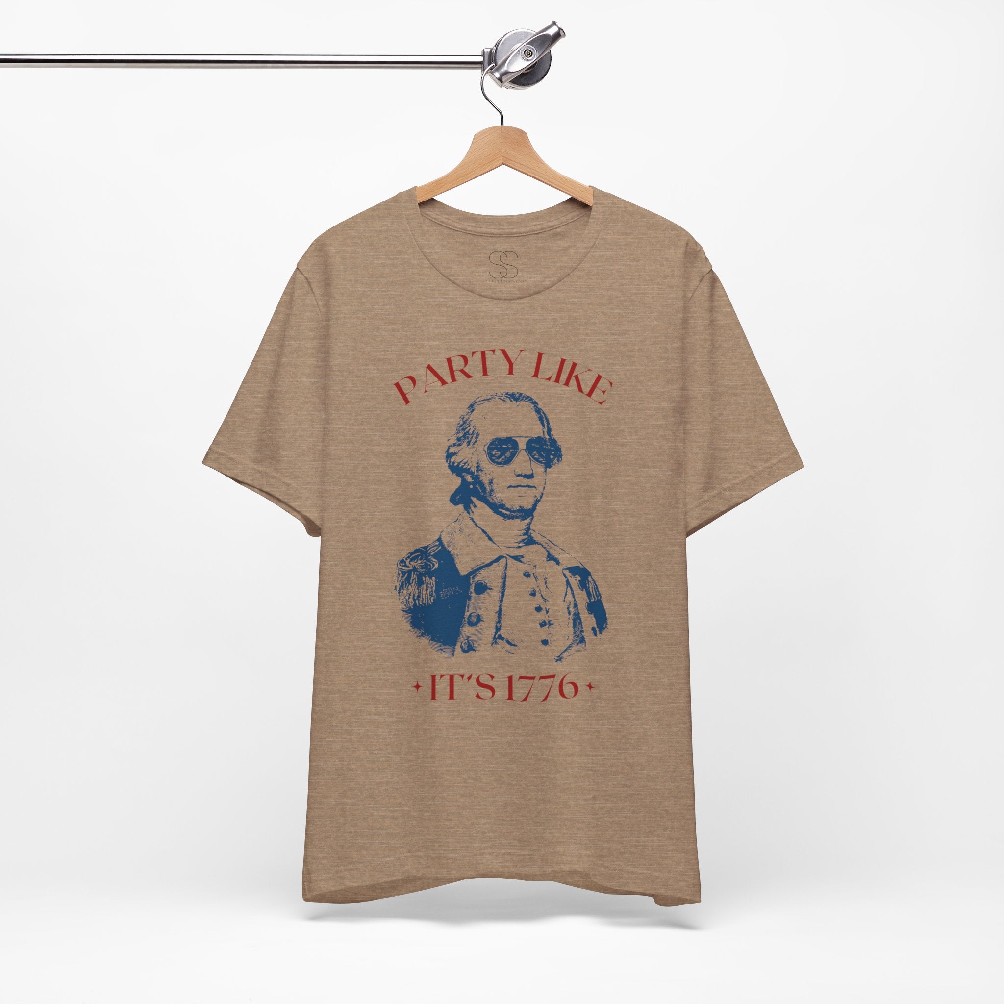 Party Like It’s 1776 T-Shirt - Patriotic George Washington Fourth of July Tee
