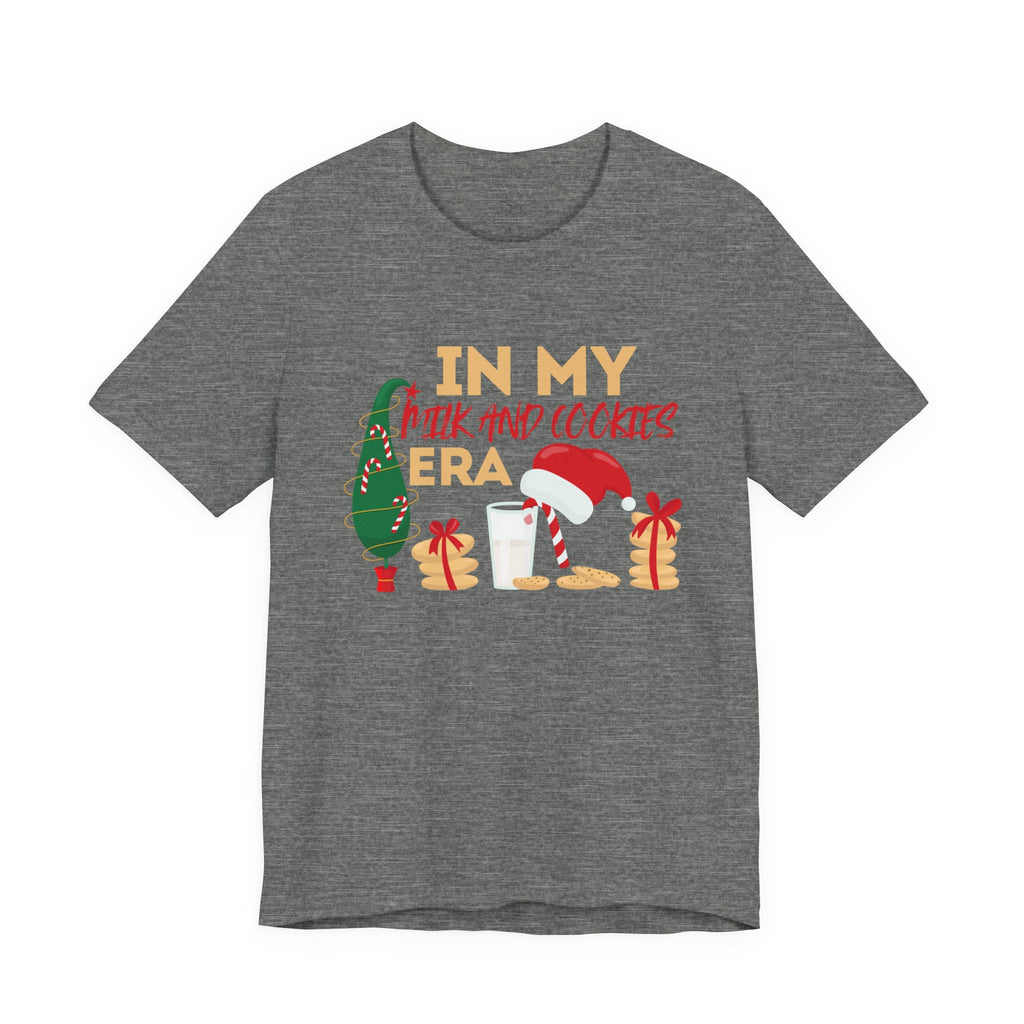 Christmas Cookie & Milk Tee - "In My Milk And Cookies Era" Holiday T‑Shirt