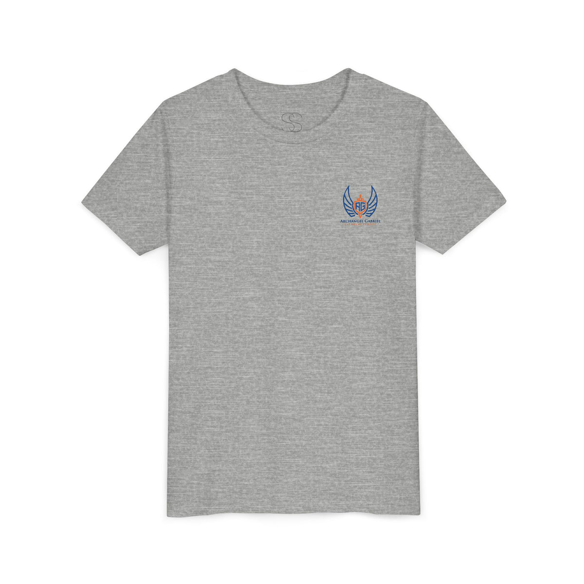 Archangel Gabriel Youth Short Sleeve Tee with Back Design