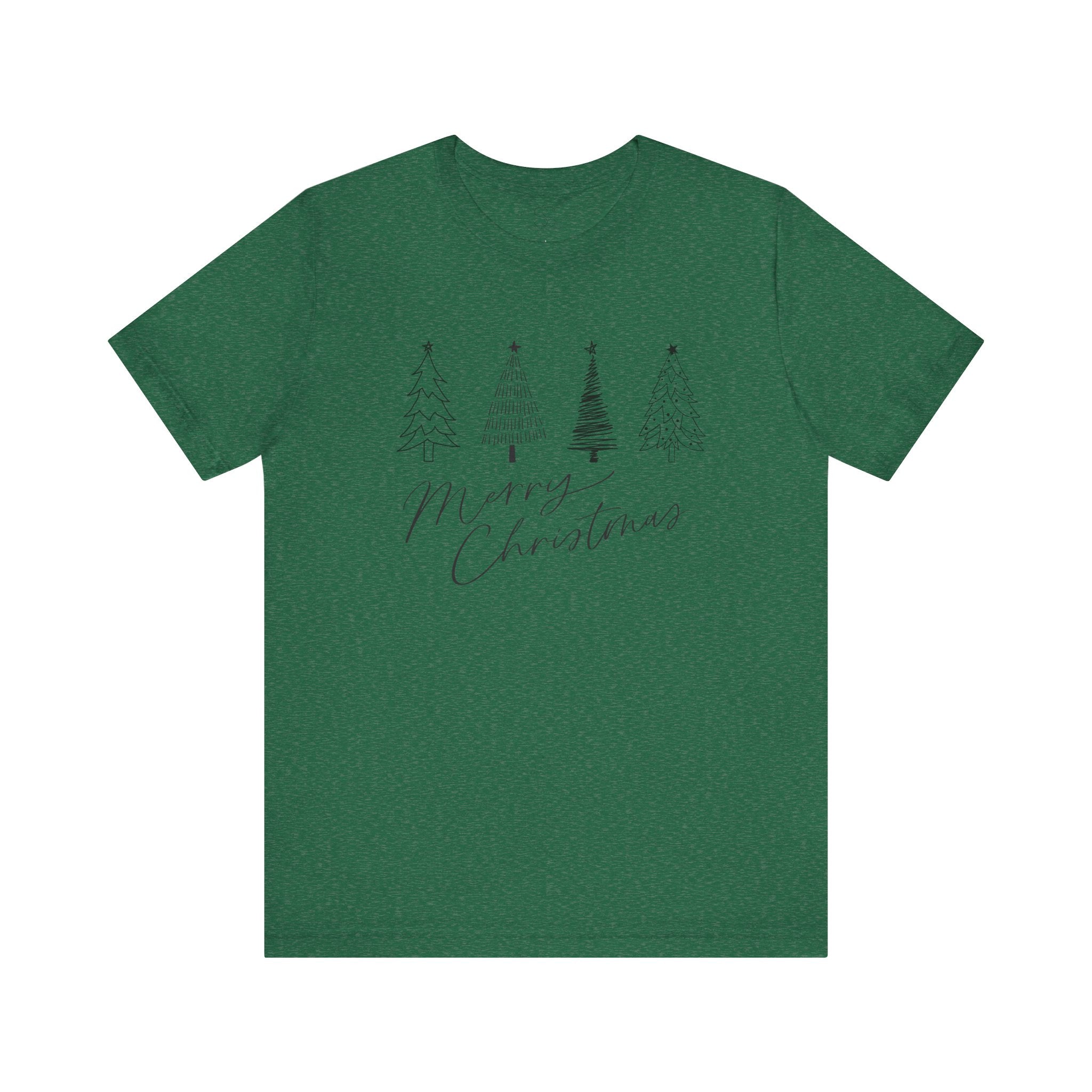 Merry Christmas Minimal Tree Tee