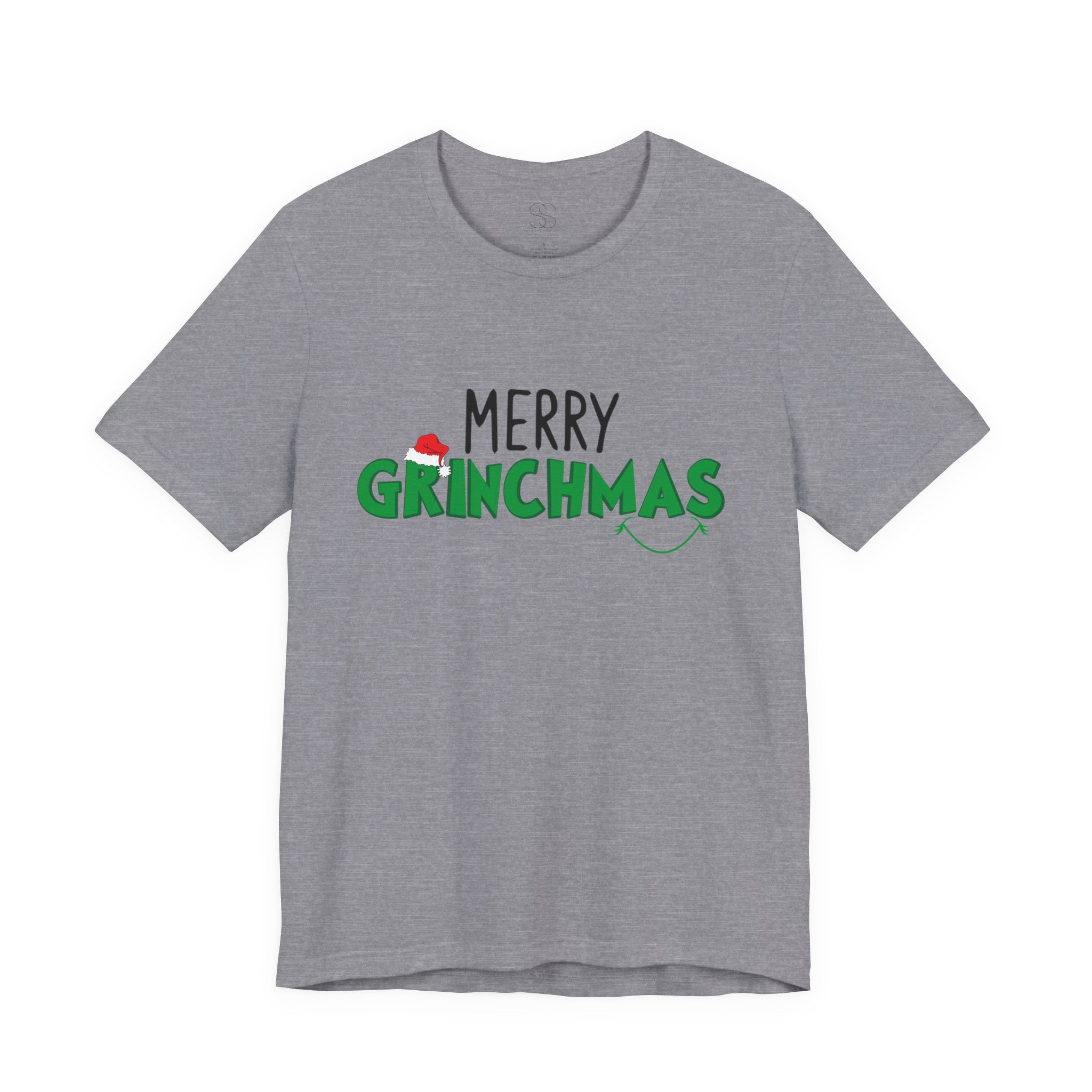 Merry Grinchmas Tee - Unisex Short Sleeve Christmas Shirt