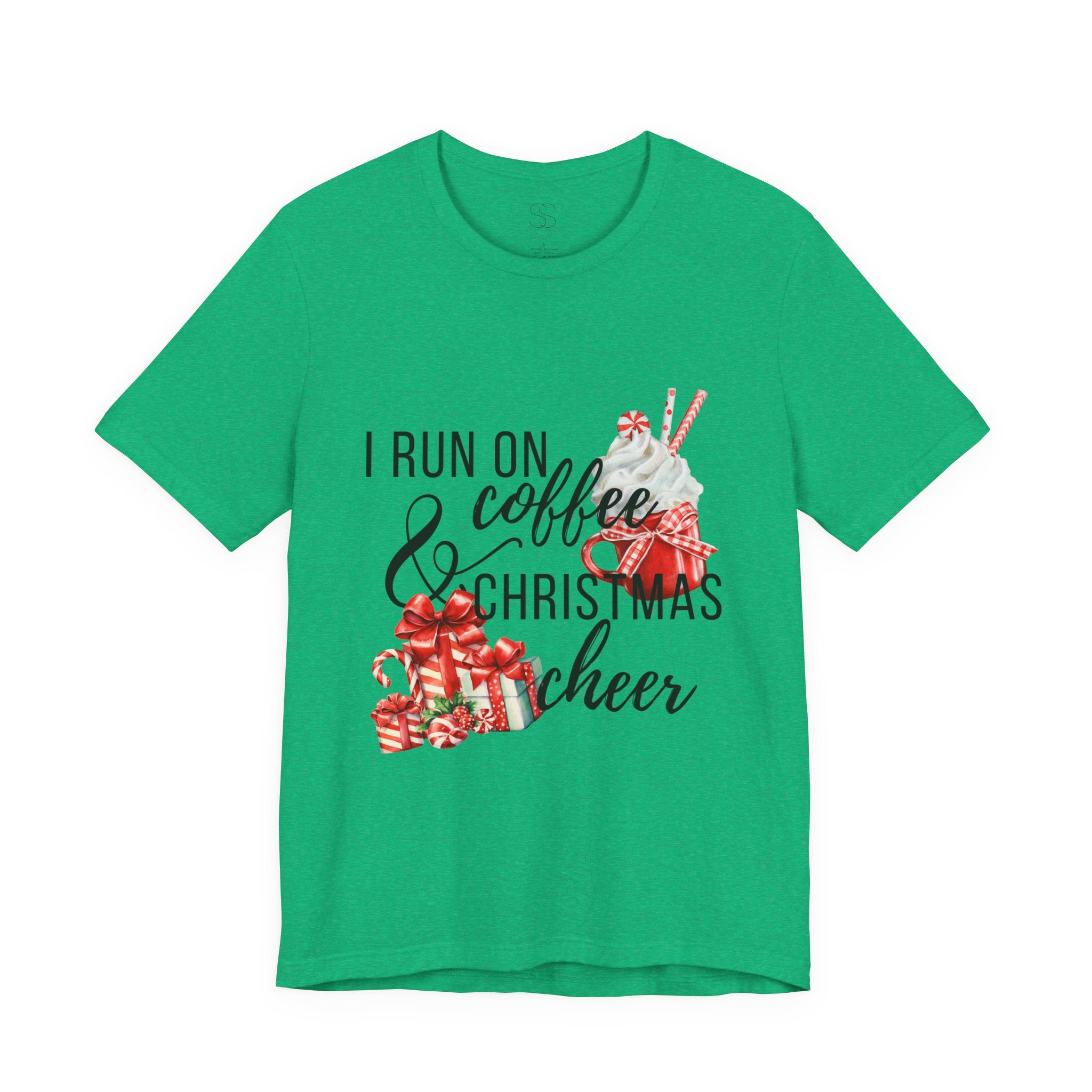I Run on Coffee & Christmas Cheer Tee