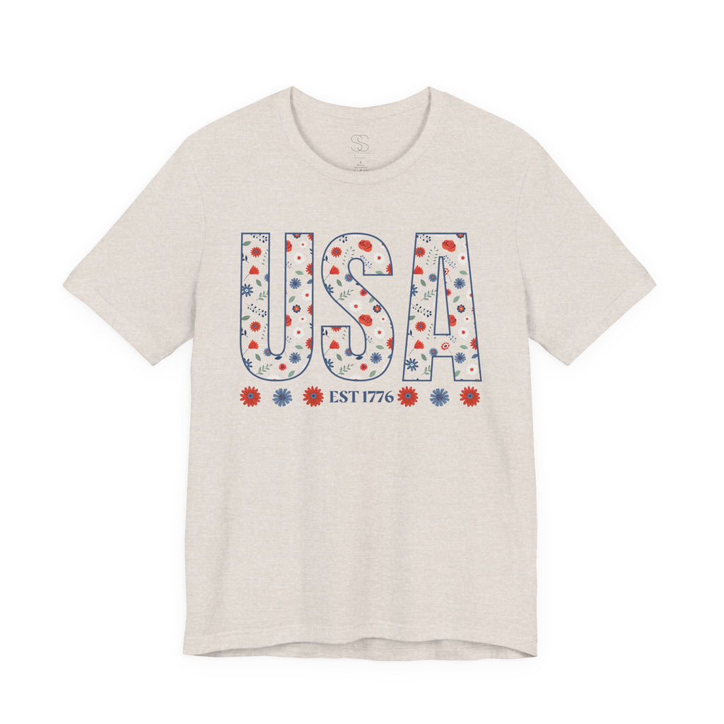 USA Unisex Jersey Short Sleeve Tee