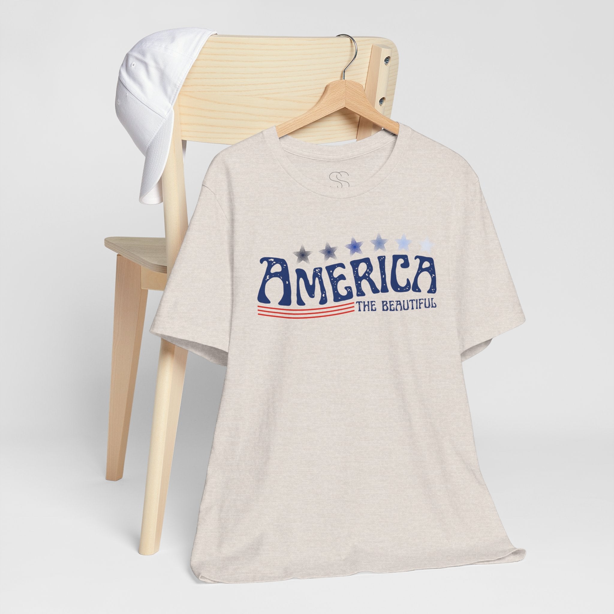 America The Beautiful T-Shirt - Patriotic 4th of July Tee