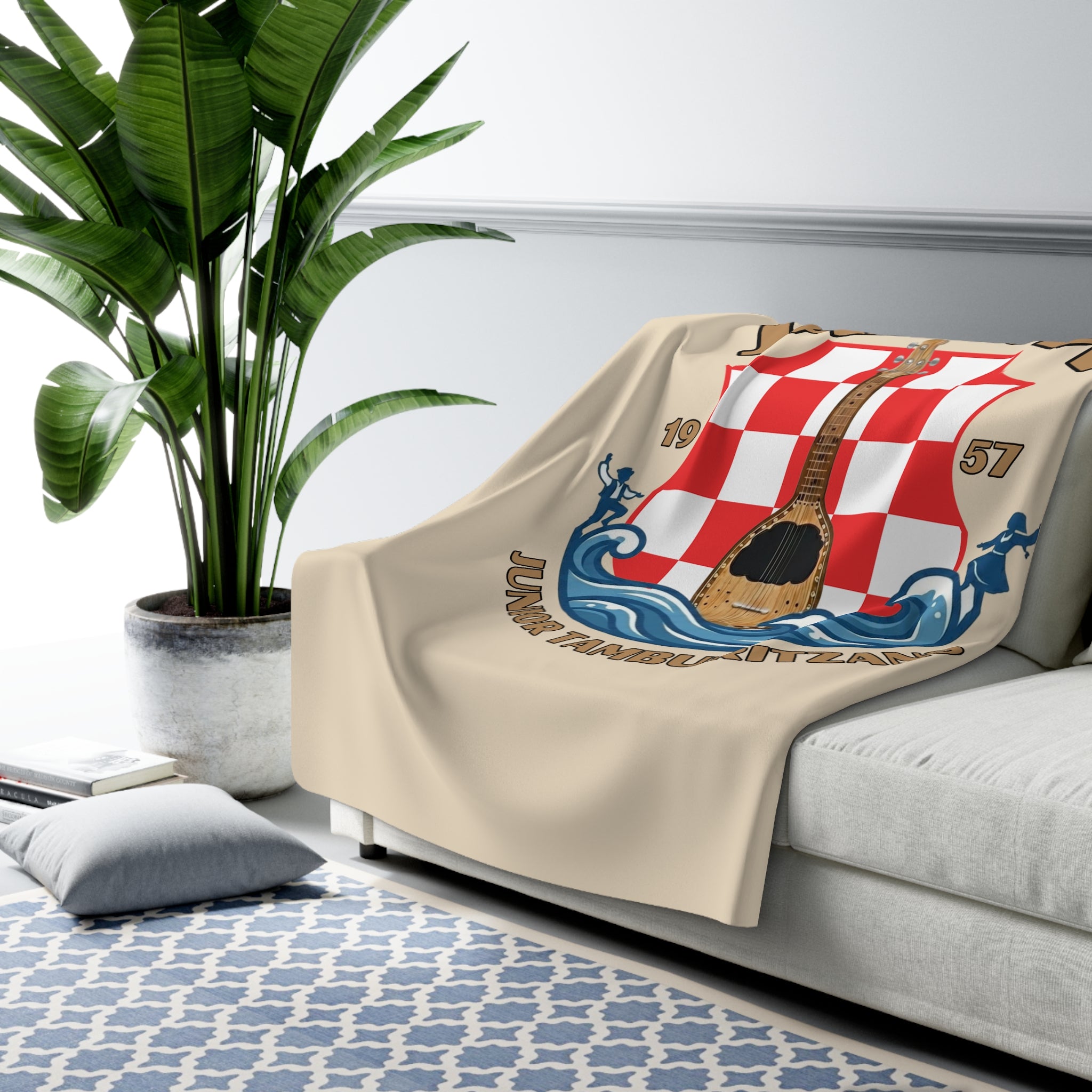 Jadran Junior Tamburitzans Sherpa Fleece Blanket
