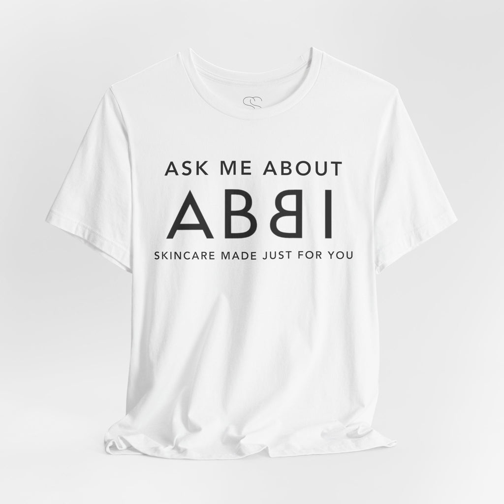 Custom Abbi Skincare Shirt - Blue
