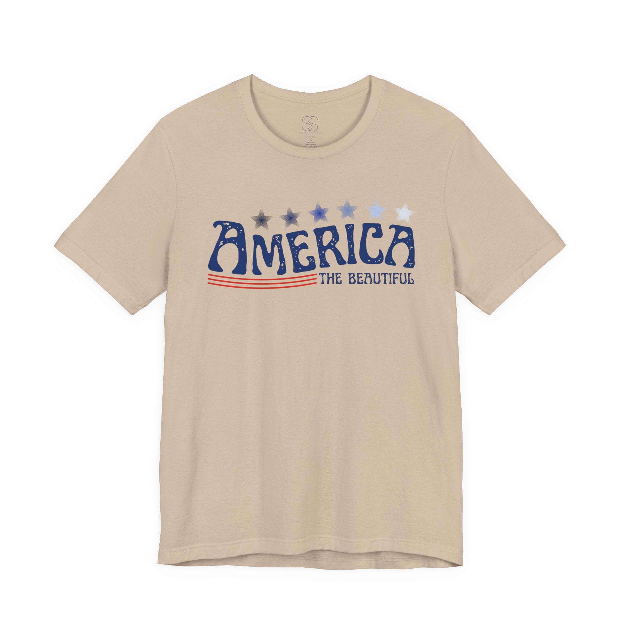 America The Beautiful T-Shirt - Patriotic 4th of July Tee