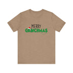 Merry Grinchmas Tee - Unisex Short Sleeve Christmas Shirt