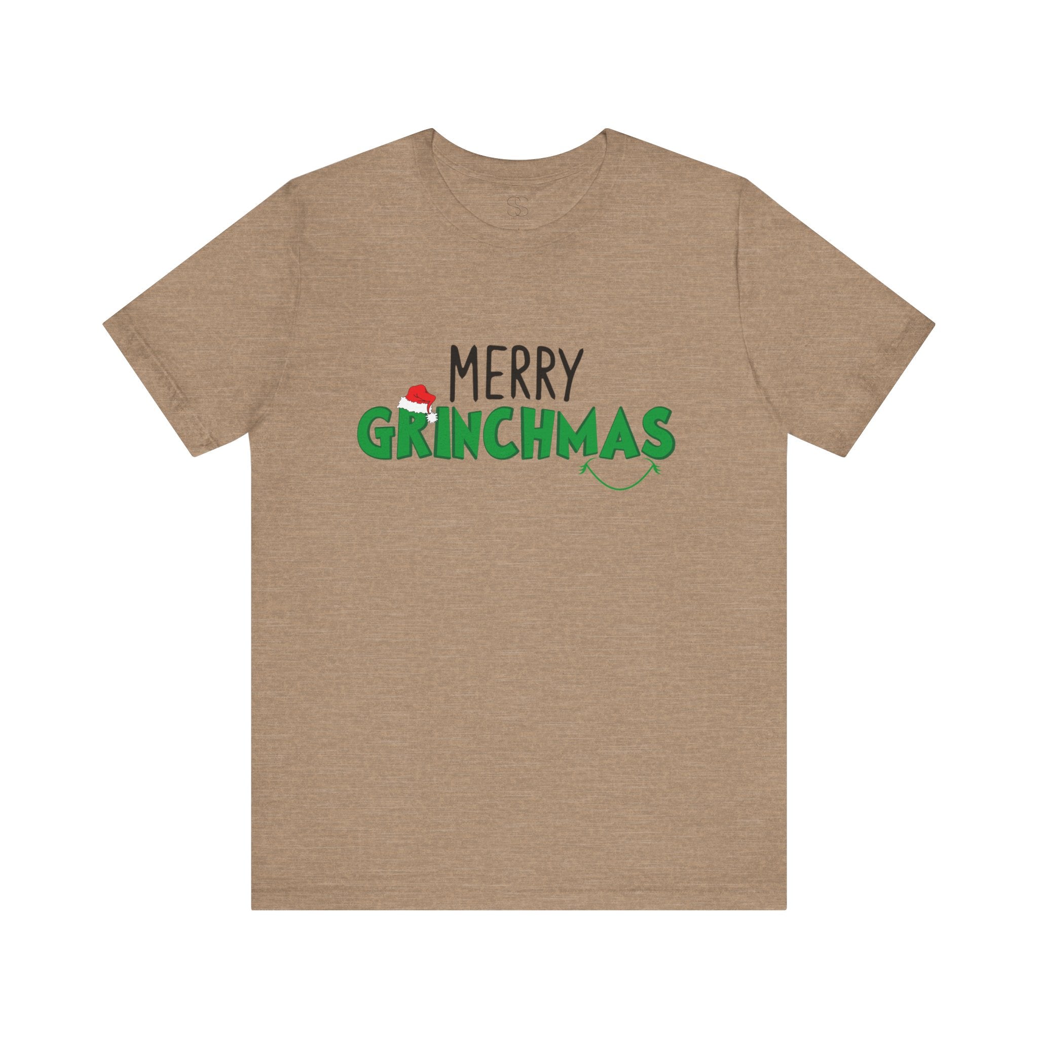 Merry Grinchmas Tee - Unisex Short Sleeve Christmas Shirt