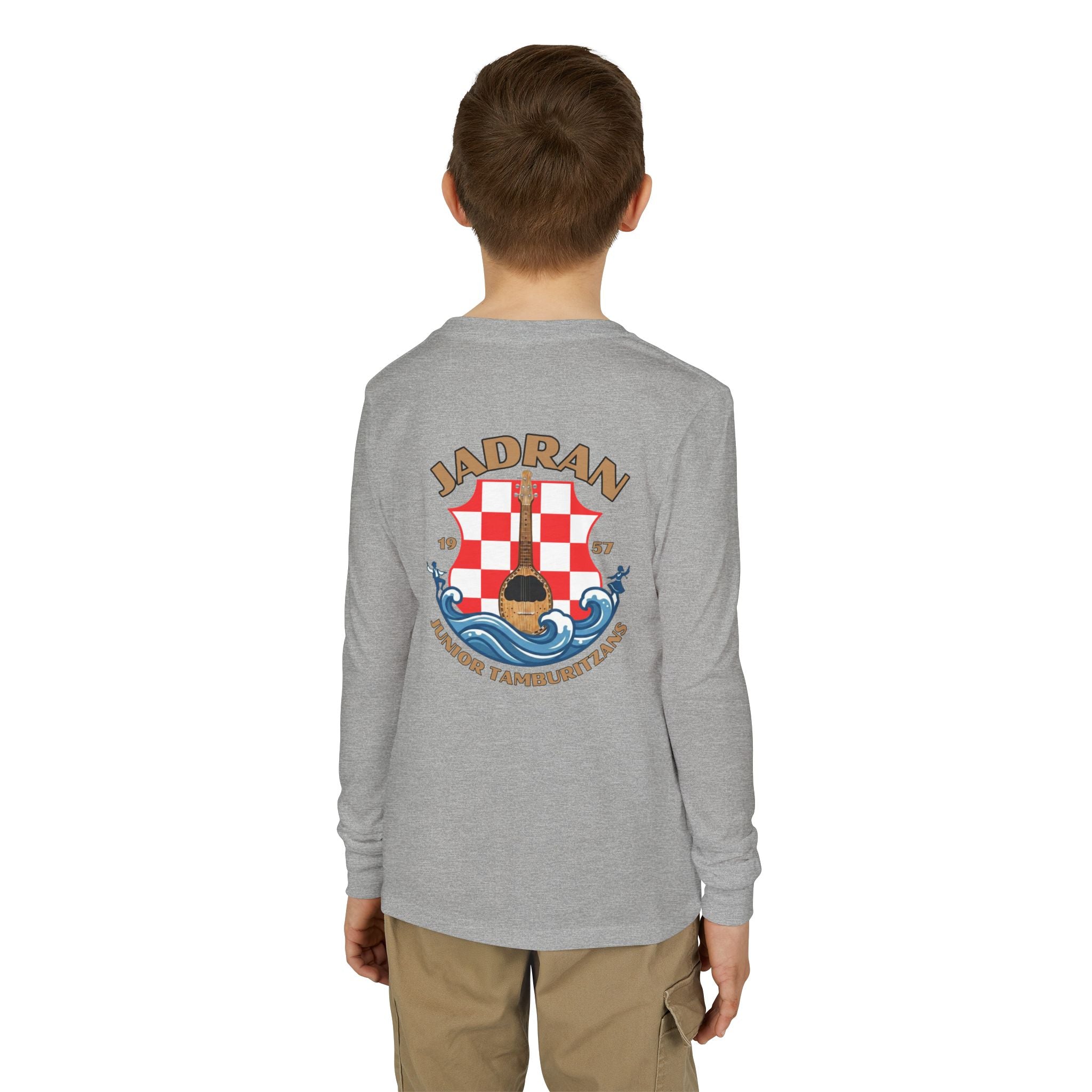 Jadran Junior Tamburitzans Youth Long Sleeve Tee