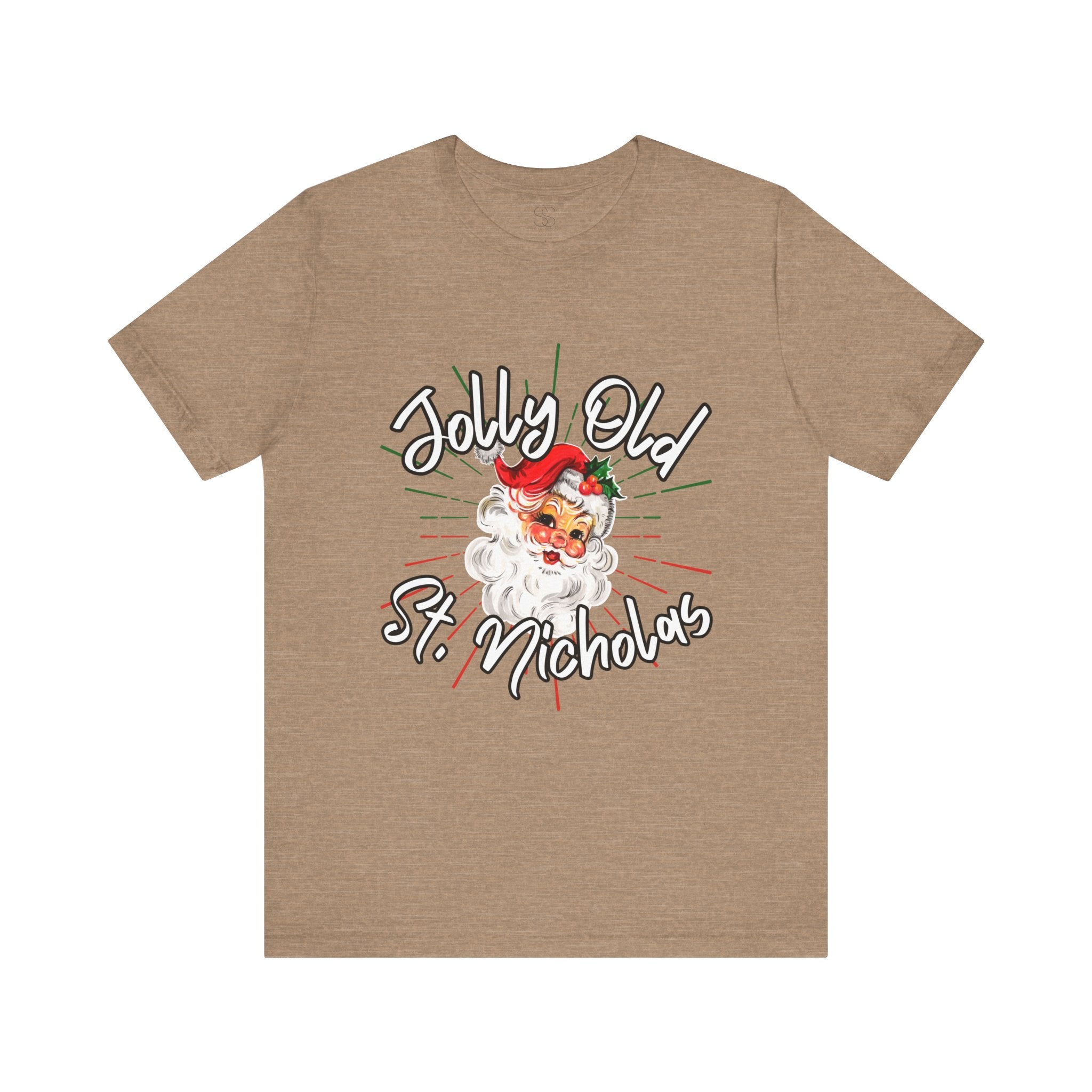 Santa Claus Unisex Tee - Jolly Old St Nicholas