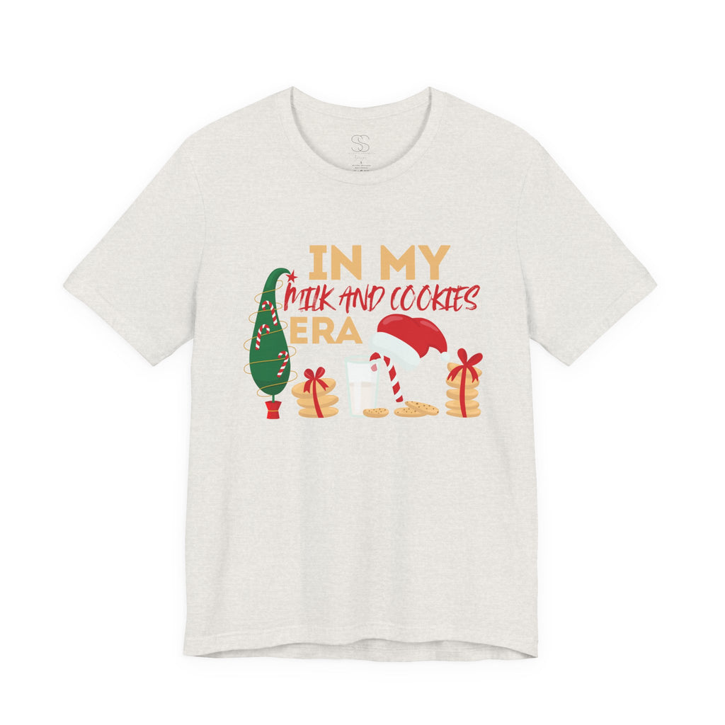 Christmas Cookie & Milk Tee - "In My Milk And Cookies Era" Holiday T‑Shirt