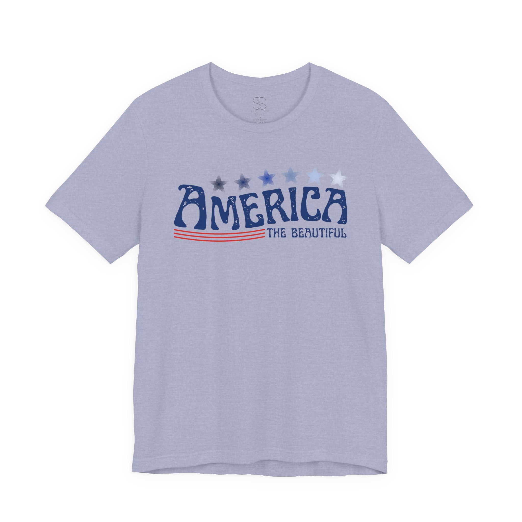 America The Beautiful T-Shirt - Patriotic 4th of July Tee