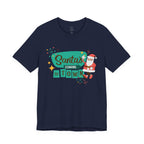 Santa's Coming to Town T-Shirt - Retro Christmas Tee with Santa Graphic