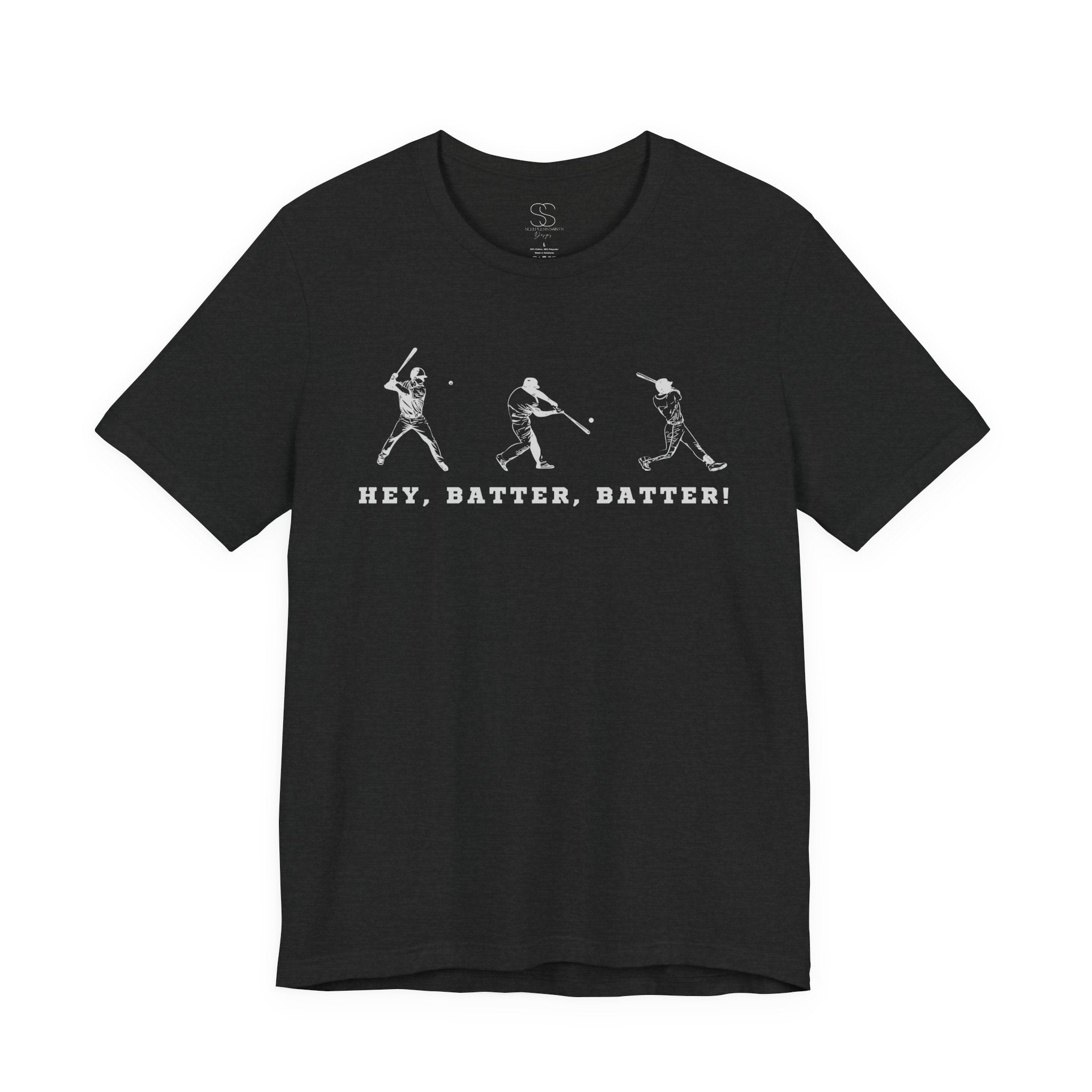 Baseball Batter Sequence T-Shirt — "Hey, Batter, Batter!" Retro Sports Tee