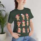Christmas Gingerbread Characters Tee – Cute Holiday Cookie Shirt