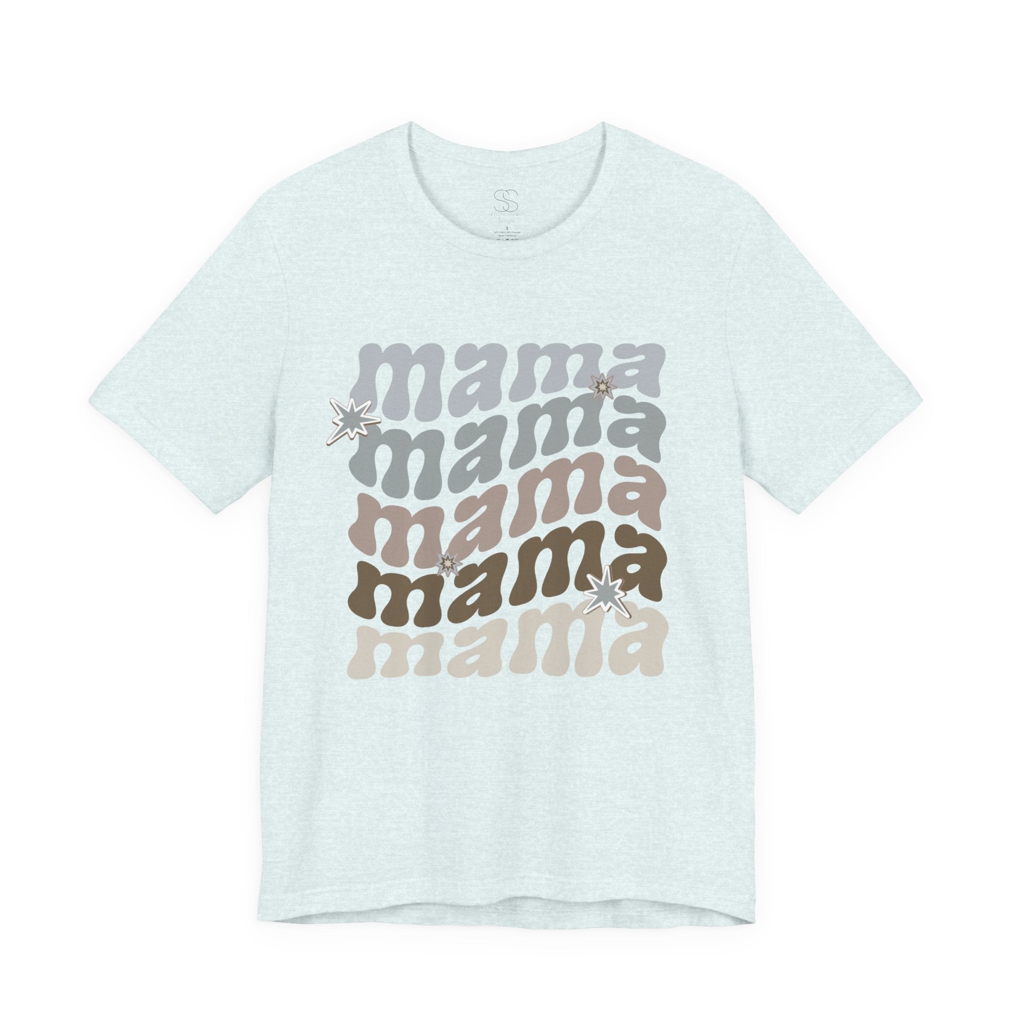 Mama Retro Tee — Vintage-Inspired 'Mama' Stacked Graphic T-Shirt