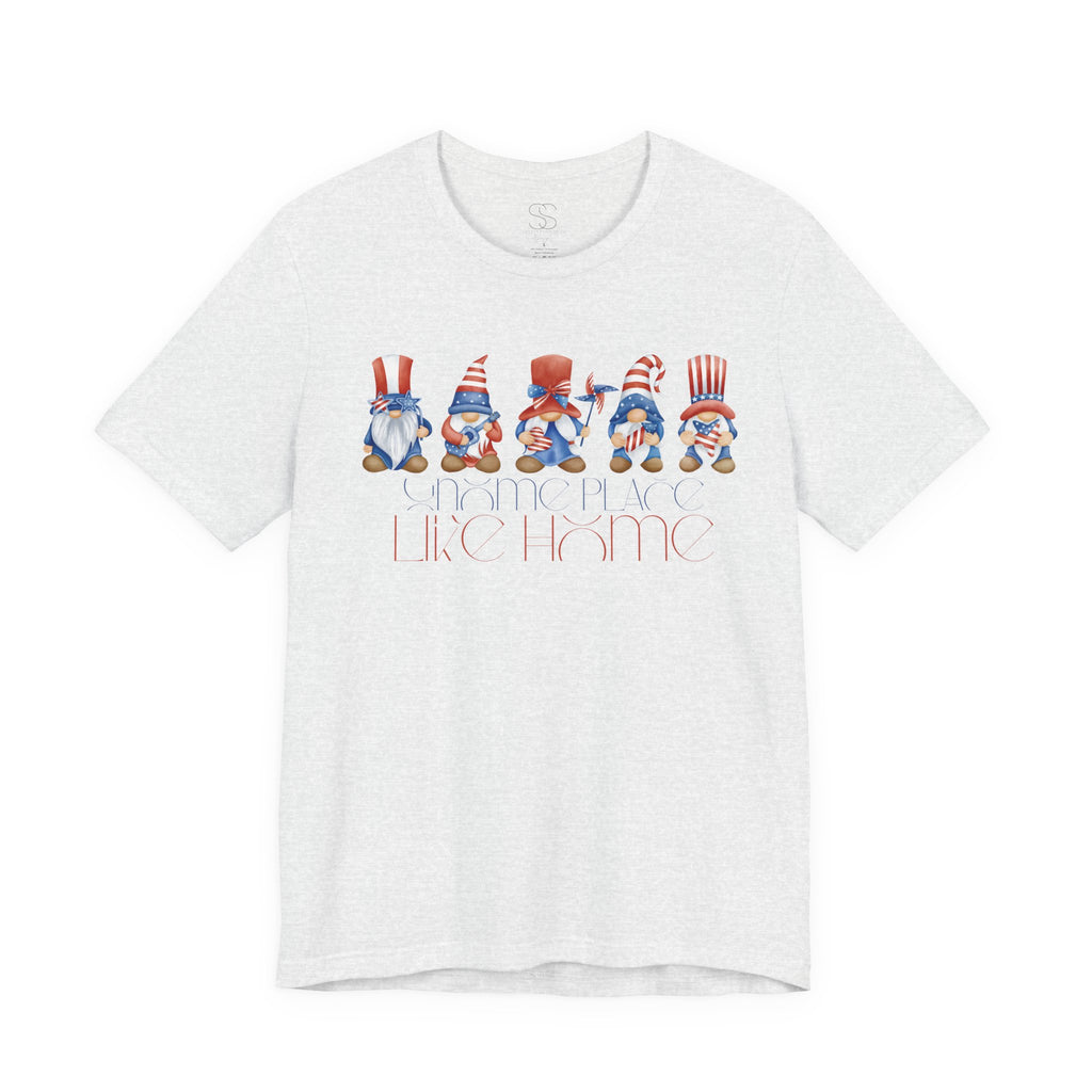 Patriotic Gnome Tee – Stars & Stripes Fourth of July T‑Shirt