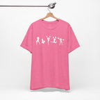 Cheer Poses T-Shirt — Cheerleading Silhouette Tee