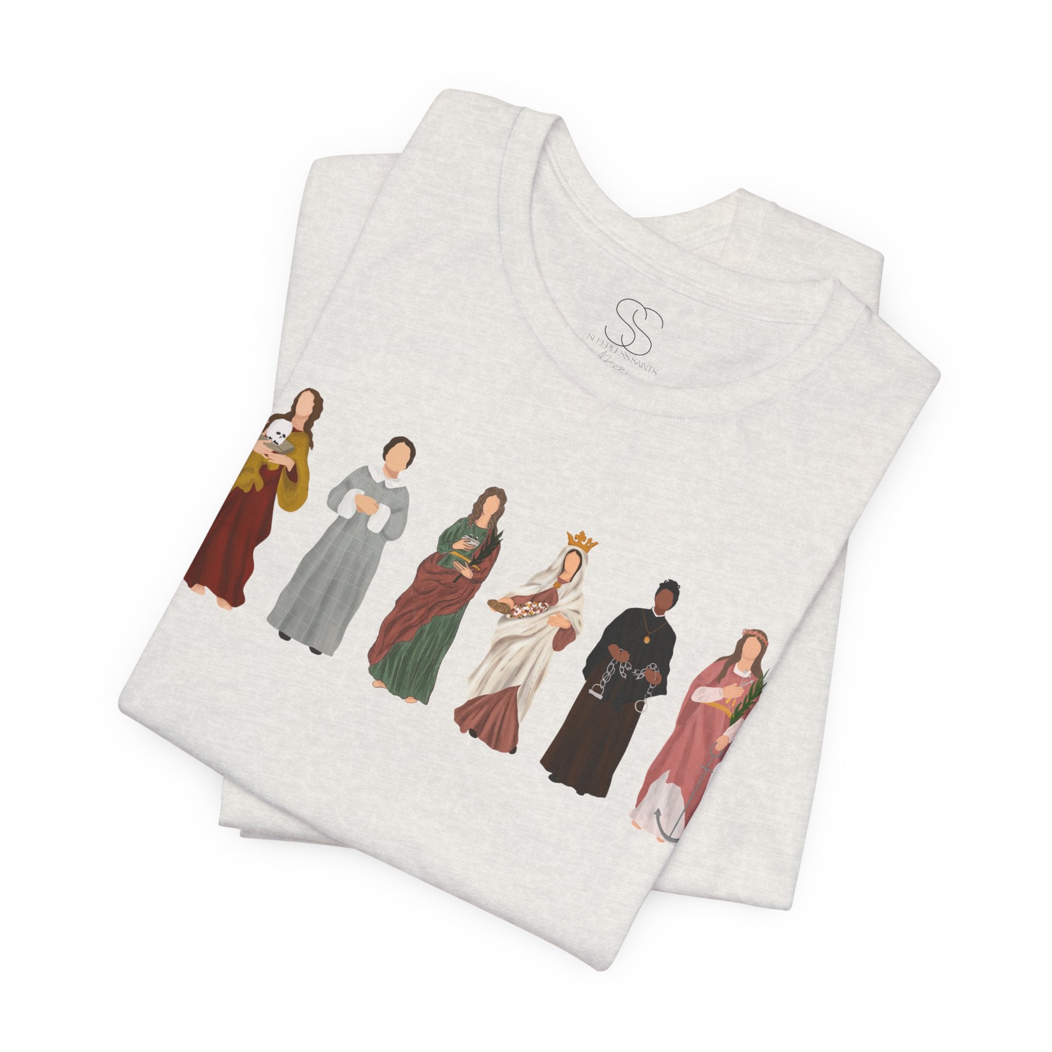 Holy Women Figures Illustration T-Shirt - Saints