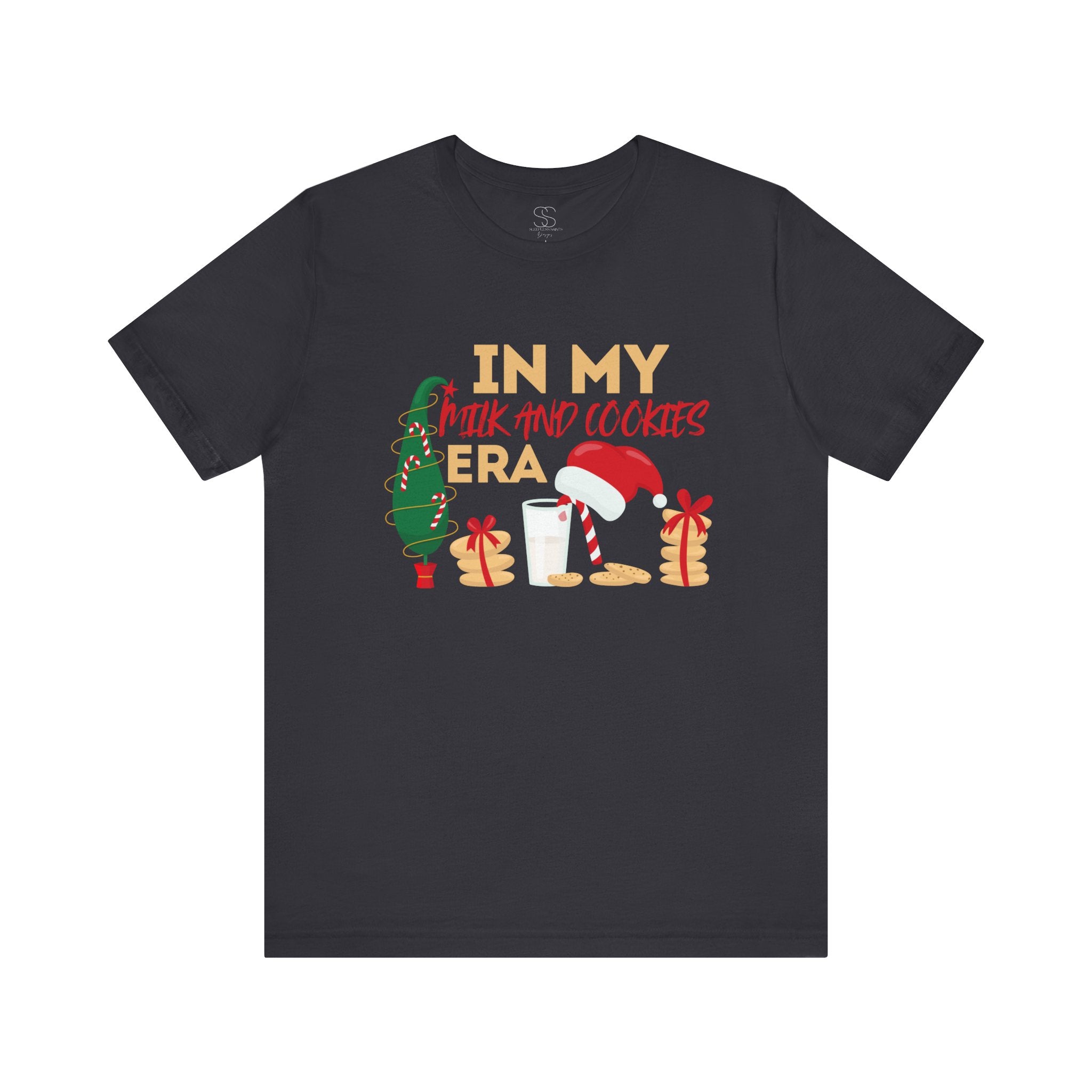 Christmas Cookie & Milk Tee - "In My Milk And Cookies Era" Holiday T‑Shirt