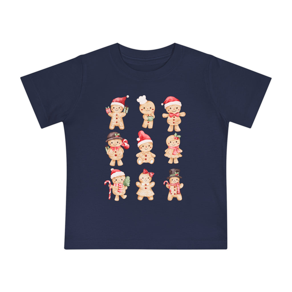 Christmas Gingerbread Babies Baby T-Shirt – Cute Holiday Cookie Crew