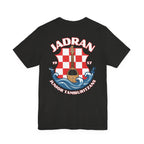 Jadran Junior Tamburitzans Adult T‑Shirt - White and Red Lettering