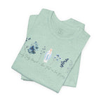 Lovely Lady Dressed in Blue Tee