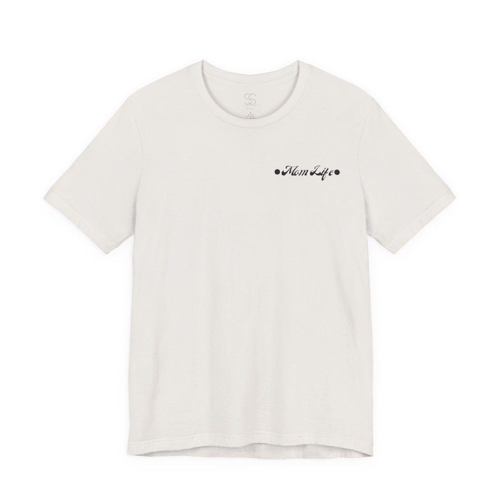 Mom Life Tee — Floral Skeleton Hand Graphic Motherhood T‑Shirt