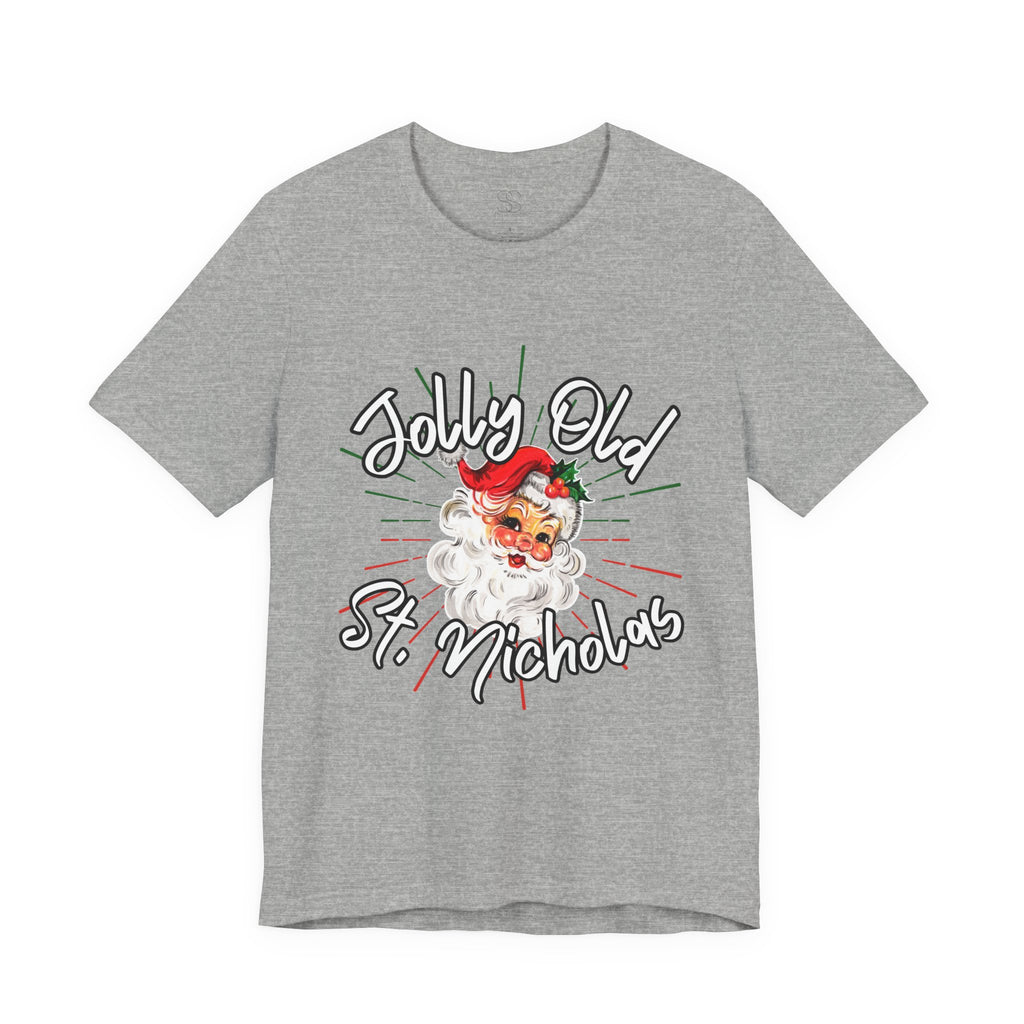 Santa Claus Unisex Tee - Jolly Old St Nicholas