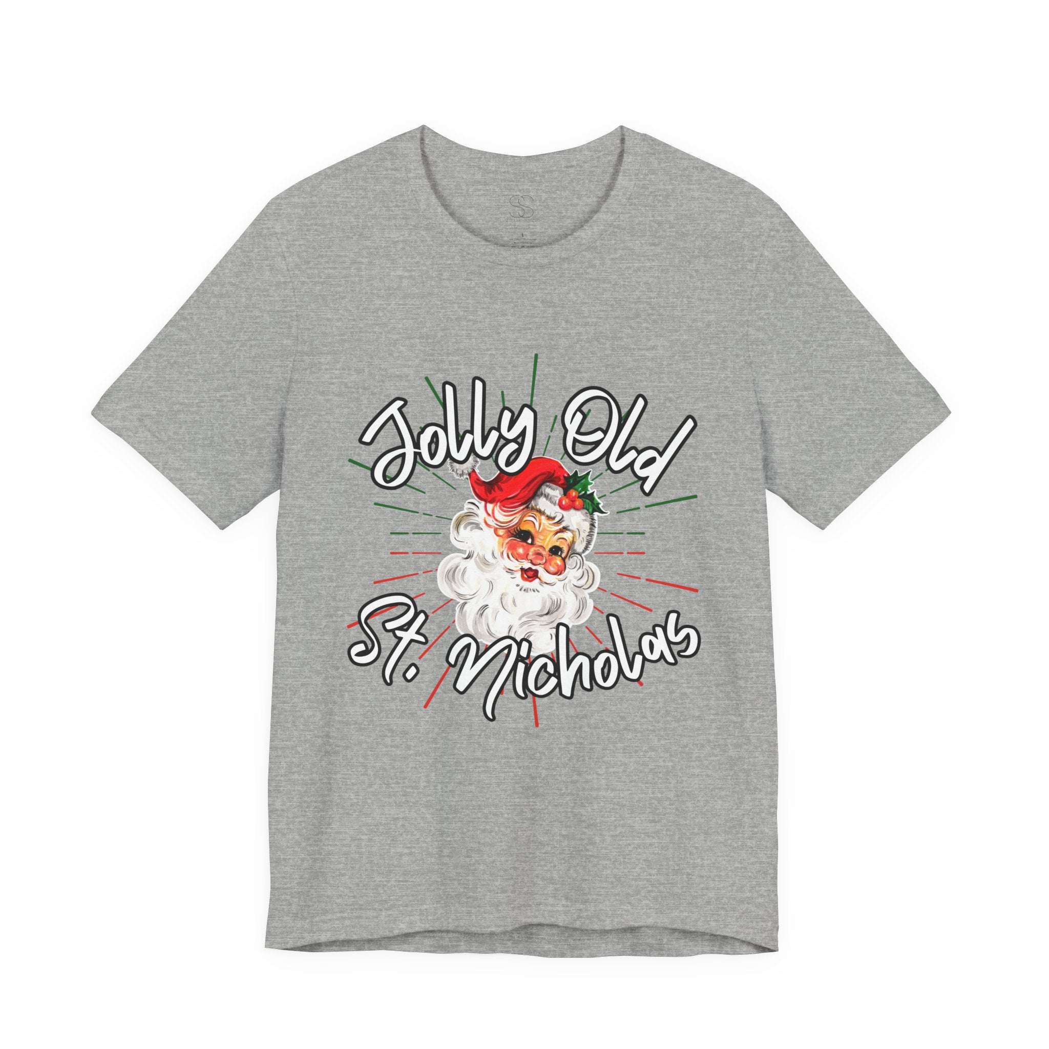 Santa Claus Unisex Tee - Jolly Old St Nicholas