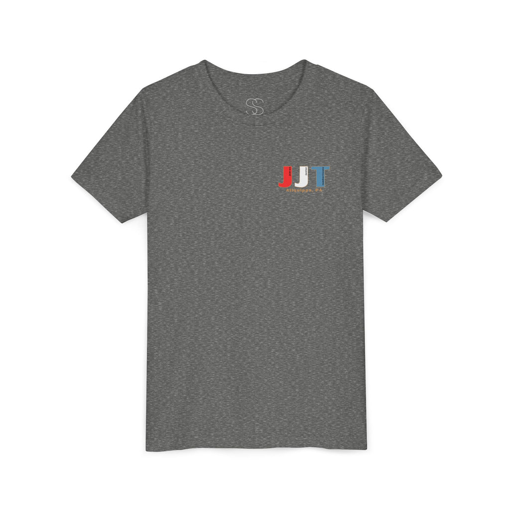 Jadran Junior Tamburitzans Kid Shirt - White and Red Lettering & Serbian Logo