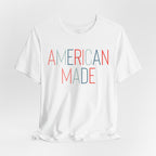 American Made Tee - Retro Red & Blue Graphic T-Shirt
